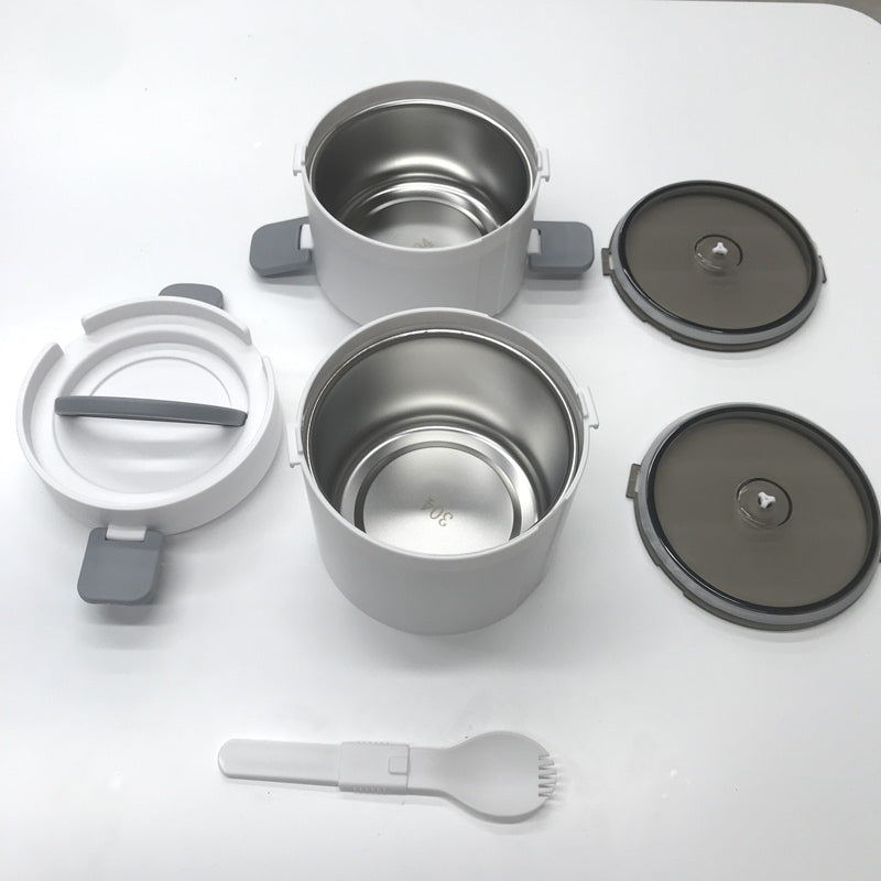 Multi layer stackable portable lunch box