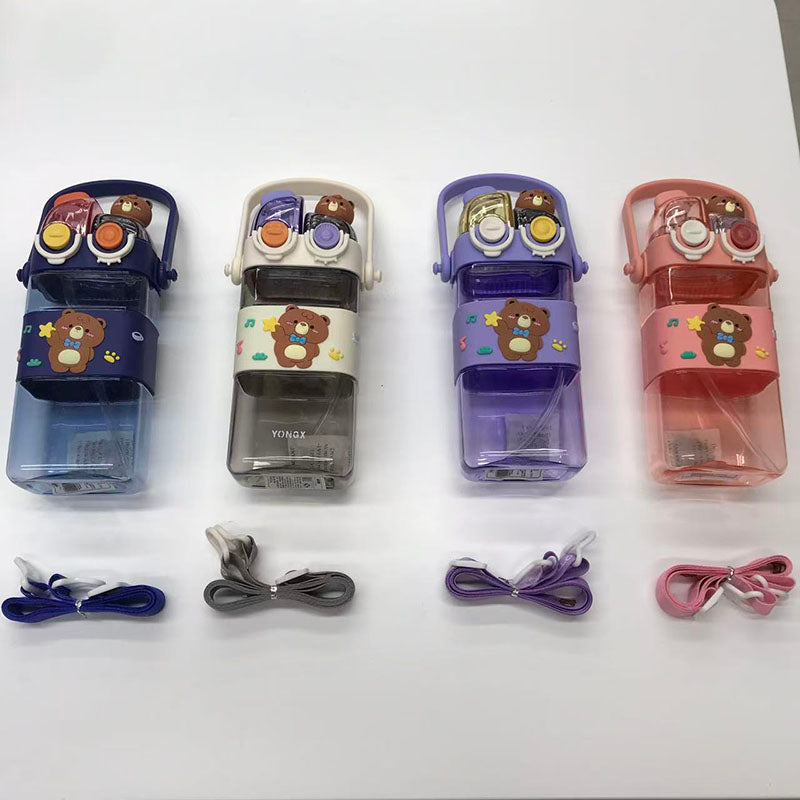 Cartoon Bear Doll Double Drinking Cup