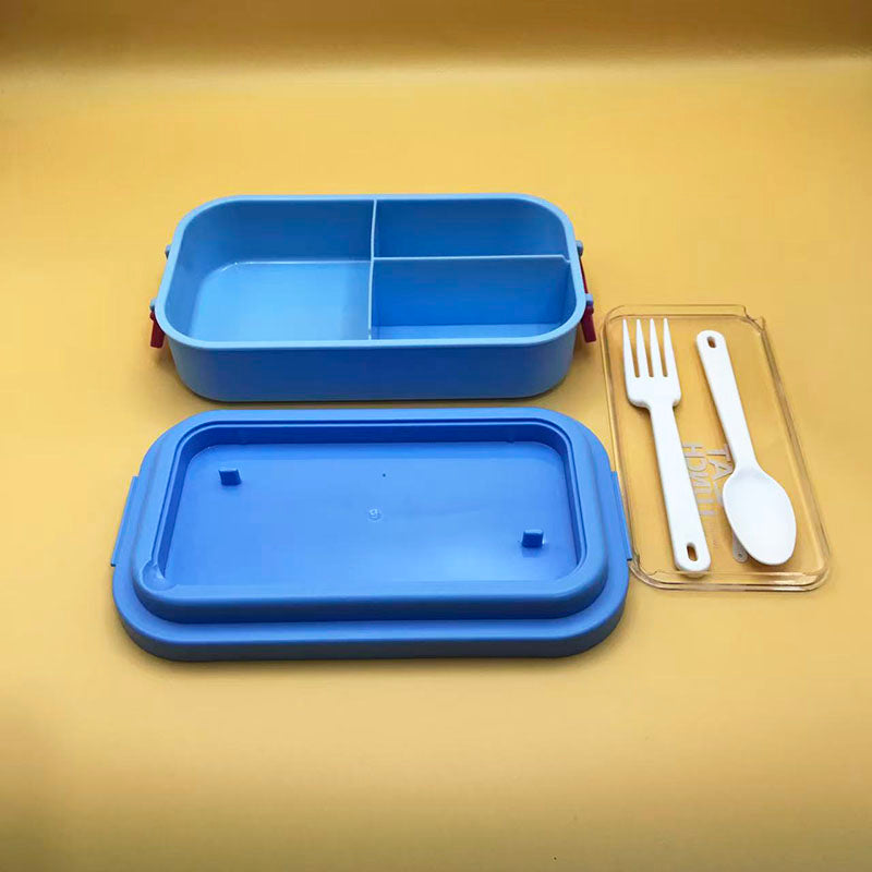 Simple multi-color partitioned lunch box(wholesale)
