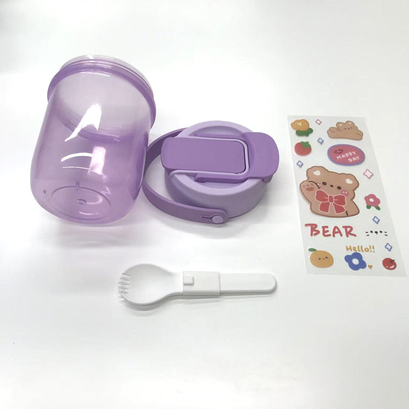 Cartoon Bear Portable Meal Box