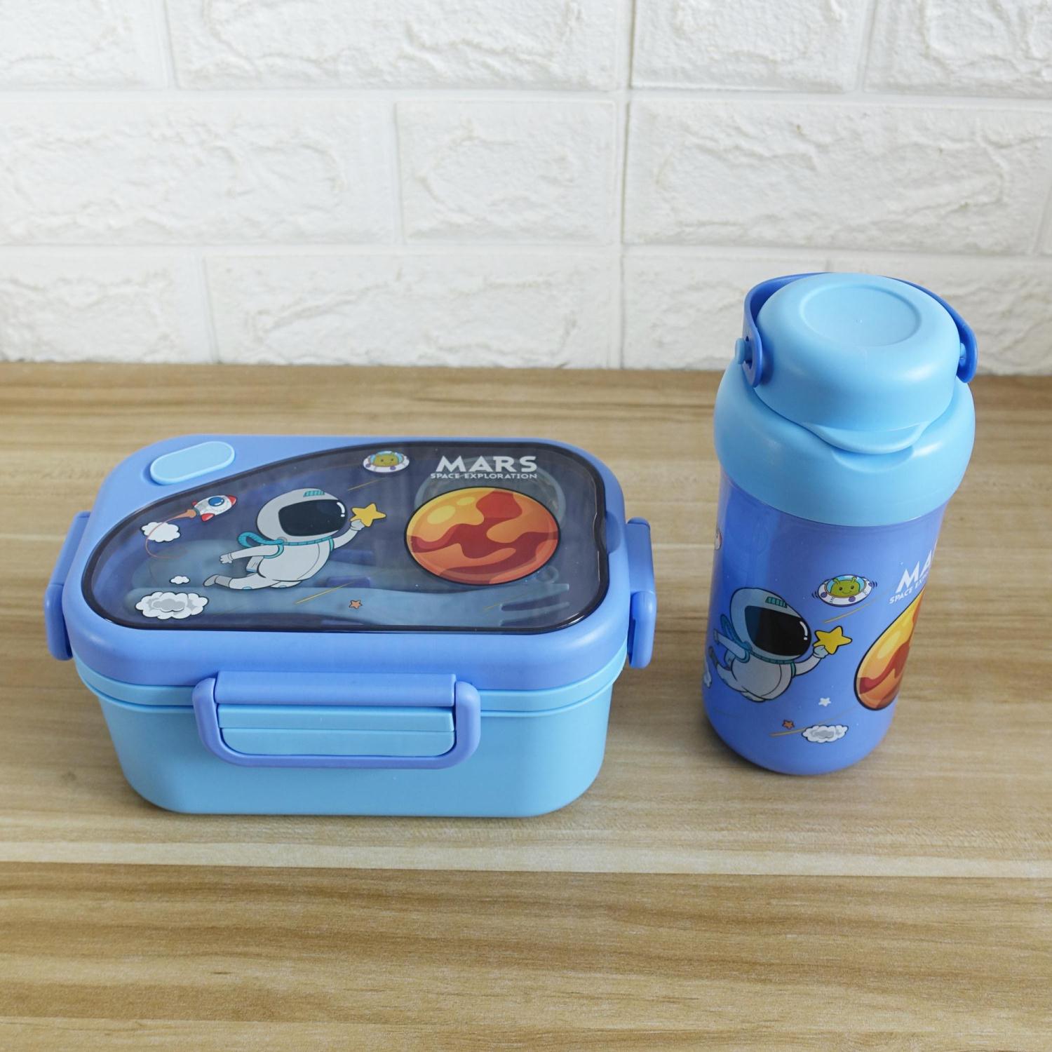 Cartoon lunch box and water cup set
