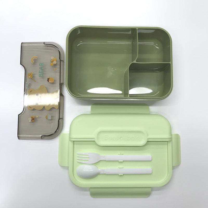 Cute Pet Multi color Divided Bento Box