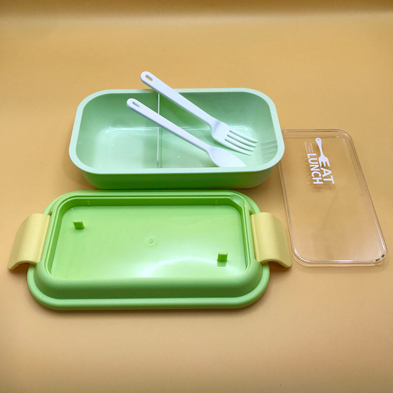 Simple multi-color portable fresh-keeping lunch box (wholesale)