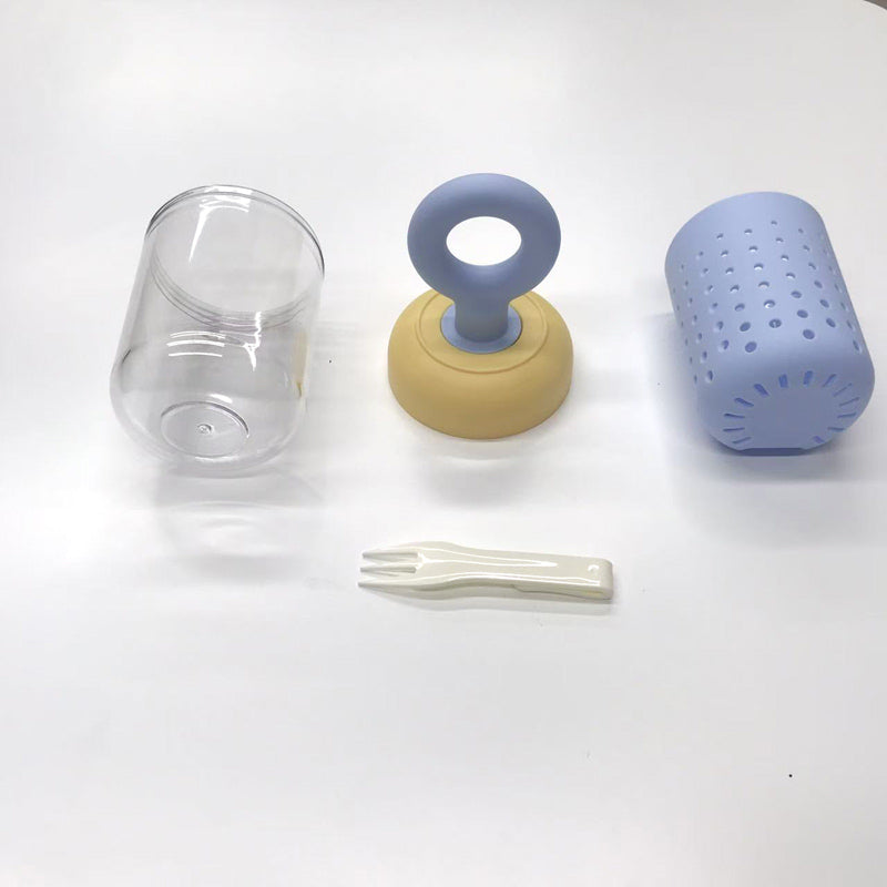 Portable draining and preservation cup