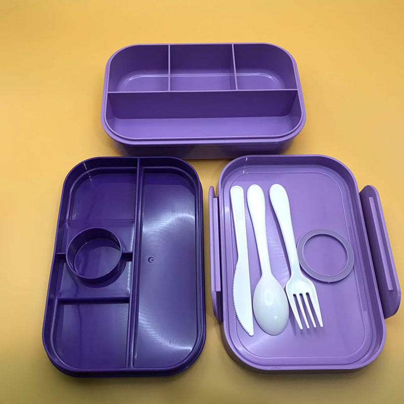 Cute cartoon unicorn partitioned bento box (wholesale)