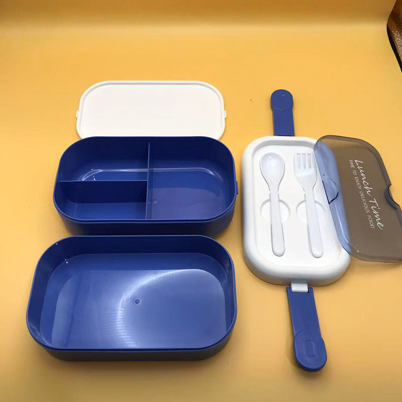 Double layered partitioned bento box(wholesale)