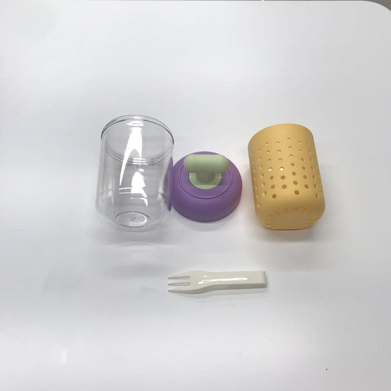 Portable draining and preservation cup