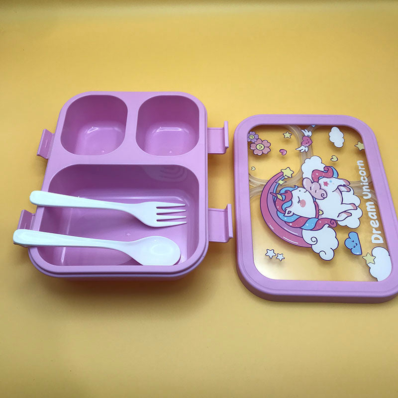 Cartoon separated lunch box(wholesale)