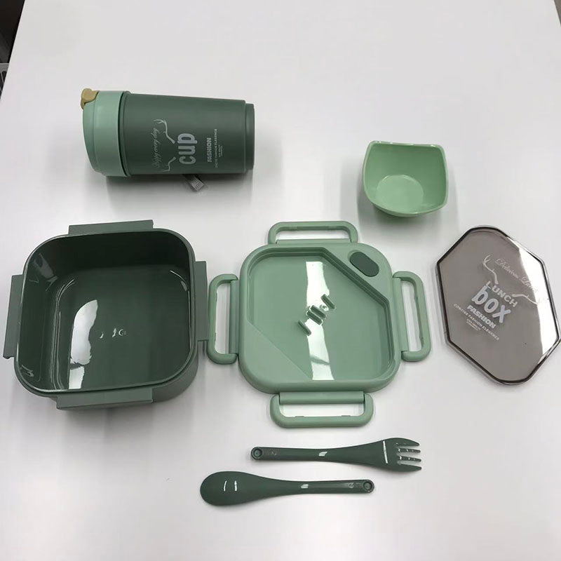 Portable meal box set