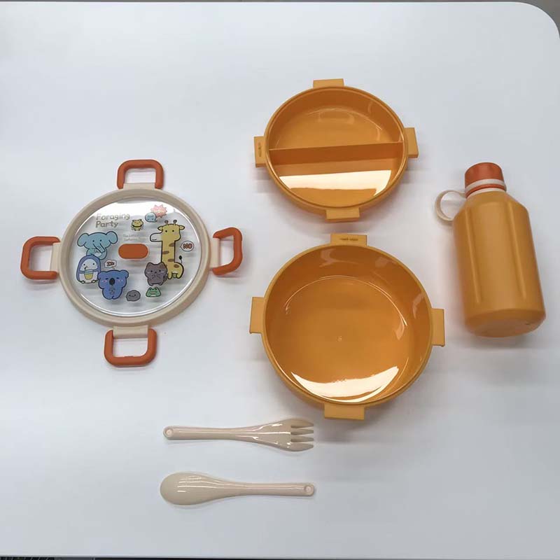Cartoon lunch box and water cup set