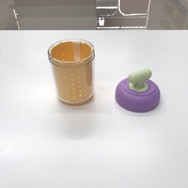 Portable draining and preservation cup