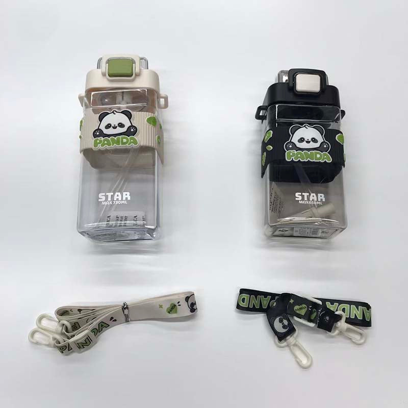 Cute cartoon hanging rope square cup